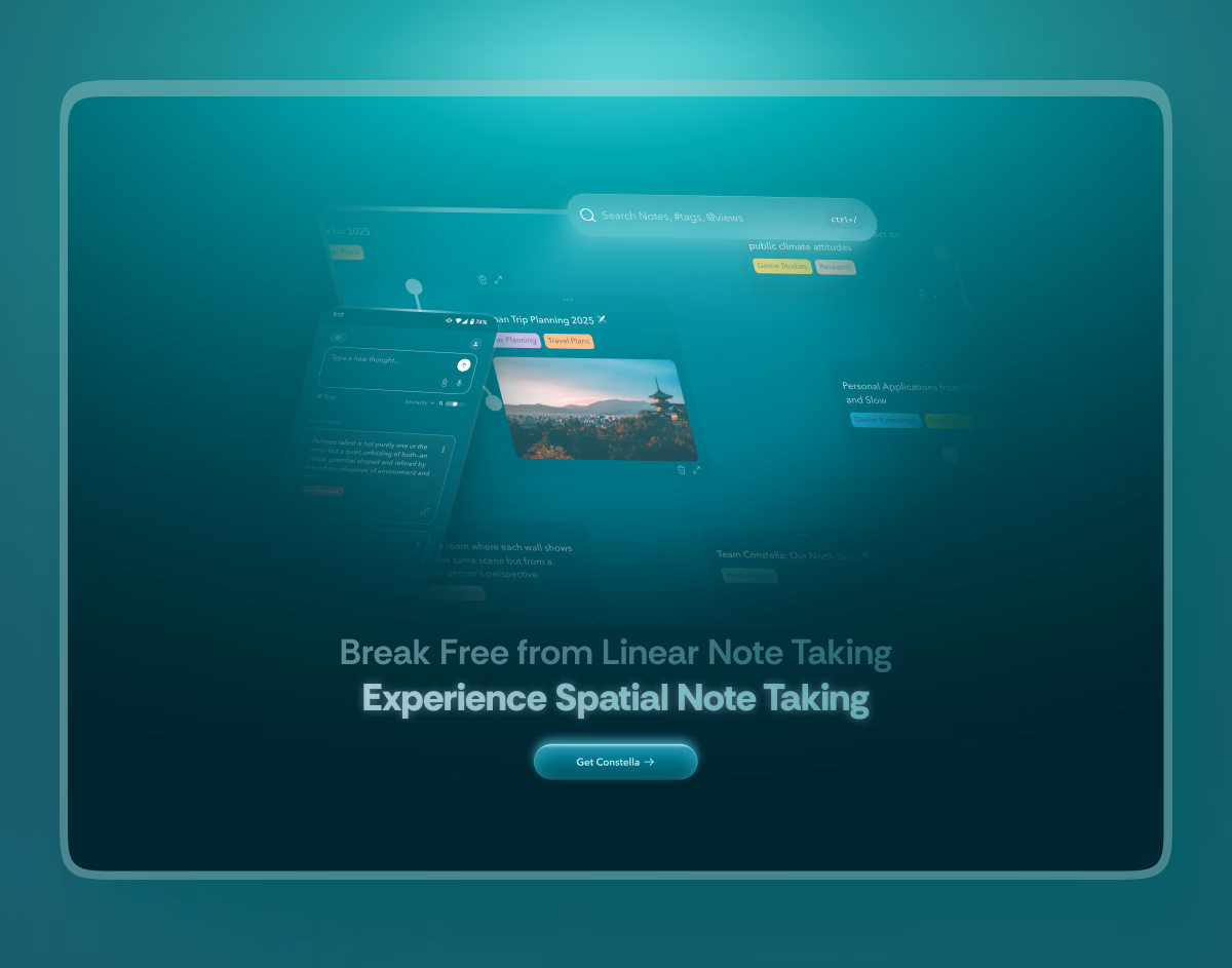 Constella Landing Page Footer