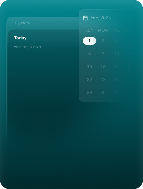 One Note. One Day. - Product Illustration